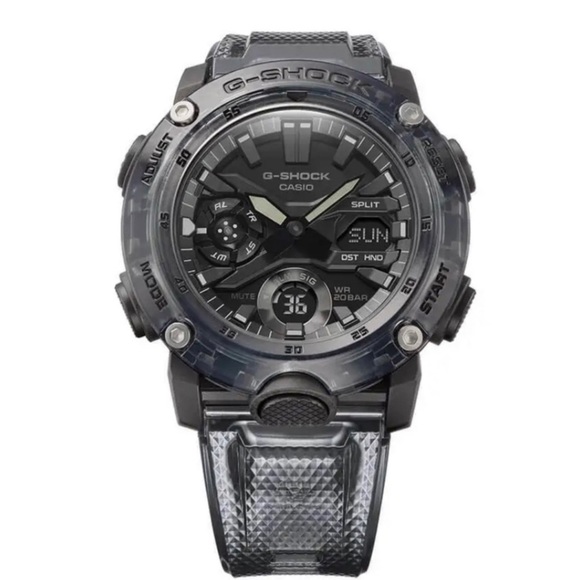 ๐ฅ Casio G-Shock GA-200SKE Clear Skeleton Men's NWT
Chronograph Timer LED 656๐ฅ - Picture 2 of 4